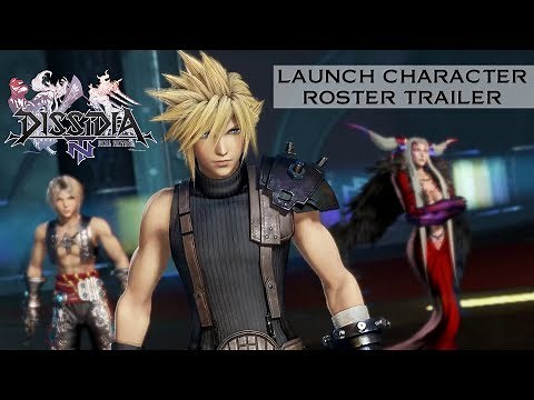 Dissidia Final Fantasy NT Launch Character Roster [w/subs]