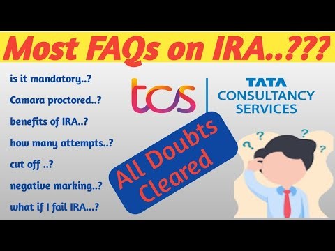 What is Ira in TCS || is Ira mandatory || use of Ira|| benfites of IRA || TCS || IRA