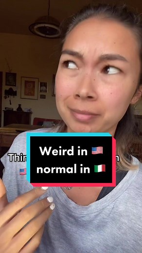 Weird in 🇺🇸 but normal in Italy 🇮🇹 #americaninitaly #americansinitaly #usavsitalia #italianculture #cultureshock