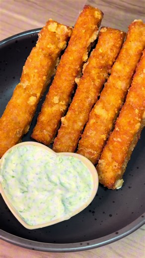 Palitinhos Crocantes de Frango e Queijo