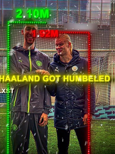 Haaland Thought He Was The Tallest ☠️