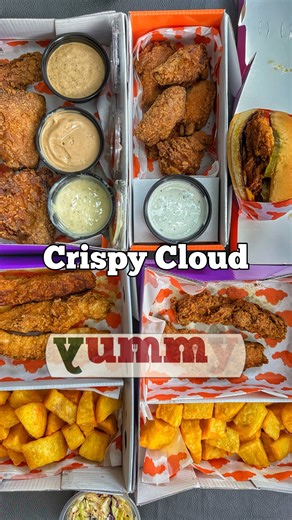 The Yummy Lebanon Food blog on Instagram: "We tried @crispycloud.lb (cloud kitchen) and it was YUMM Crispy Chicken: 8.5/10 Sauces: 9/10 Burger: 9/10 Potatoes: 9.5/10 Value over price: 8.5/10"