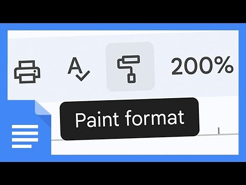 Google Docs Tutorial: Copying a Style of Text (Paint Format Tool)