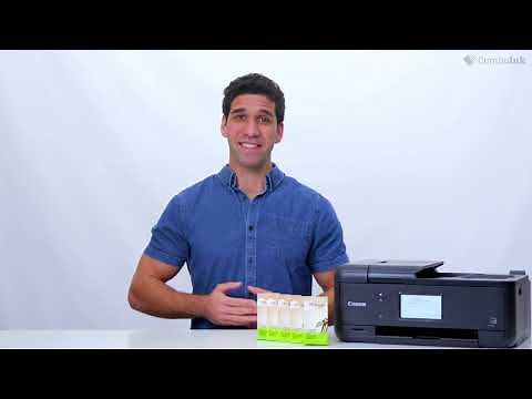 How to change Canon 280 281 ink cartridges at Canon PIXMA TR8620 printer - Step-by-Step by ComboInk