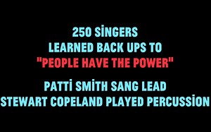 【音乐现场】Patti Smith-PEOPLE HAVE THE POWER