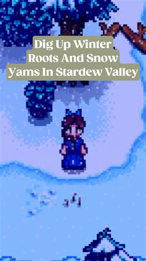 Dig Up Winter Roots and Snow Yams in Stardew Valley ❄️🥔