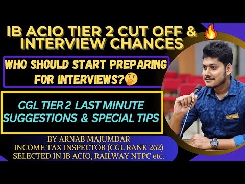 || IB ACIO 2025 TIER 2 CUT OFF || 🤔 || INTERVIEW PREPARATION || 🔥😍