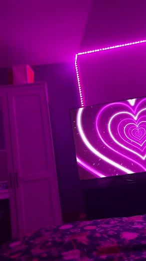 Free Pink LED Background Video