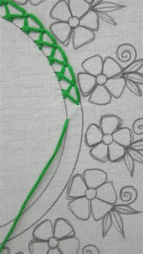 1.8M views · 7.7K reactions | Amazing basic stitch neck border tutorial #reels2024viral #fbreels #viralreelsfb #reelsviral #fyp #foryou #shorts #viral #trending #viralreels #reelsfb #reelsvideo | Crafty Needles 7 | Facebook
