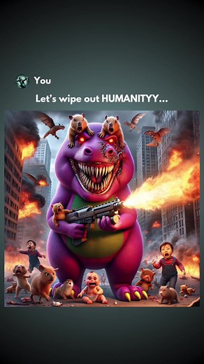 Barney the Dinosaur Funny Parody 🦖 #ai #aiart #chatgpt