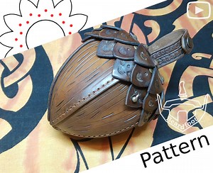 Digital Leather Acorn Bag PATTERN - Nature Set - Etsy