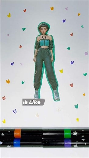 Zoey 🖤 K-pop Demon Hunters | Paper Craft puzzle 🧩 #art #kpop #viral