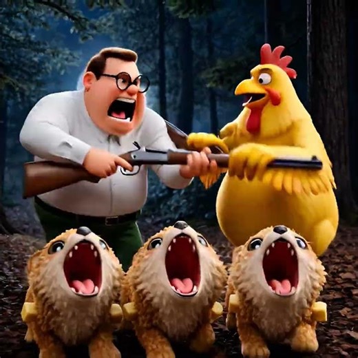 Fat man and Chicken Go Hunting x Butterkuchen Wolves