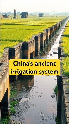China’s ancient irrigation system, Dujiangyan, is still in use today#WaterHistory #EngineeringMarvel