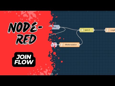 Node-RED: Zusammenführen von zwei verschiedenen Variablen mit dem Join Node