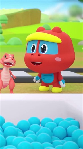 Dinosaur in the train🚄 #trend #rythemgame #gogodino #dinosaur #fun #shorts