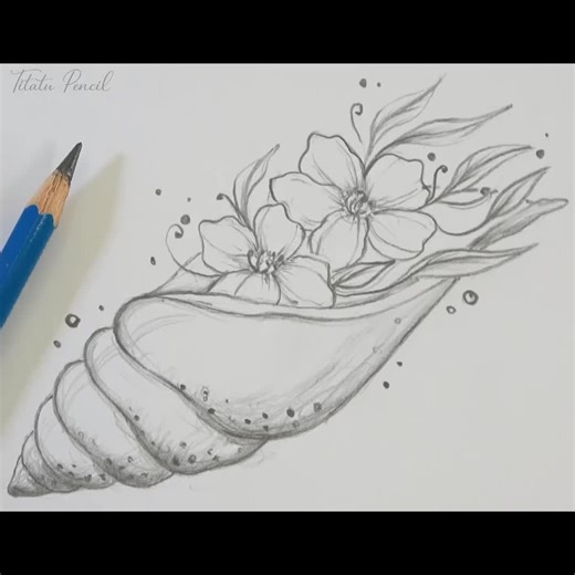 Master Seashell Flower Tattoo Drawing Techniques