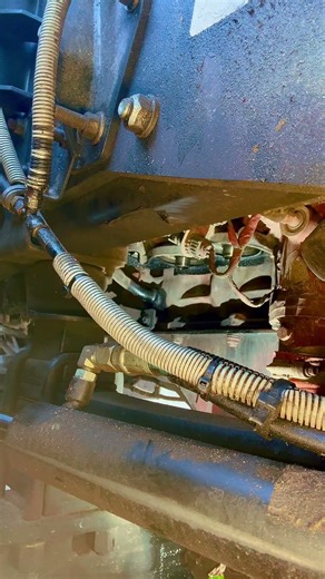 Oil filter replacement on mp7 #mack #oil #filter #garbagetruck #mechanic #trashtruck