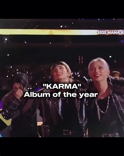 'Karma'-Album of the year👏 #kpop #skz #felix #mama #bts #enhypen #blackpink #babymonster #jennie