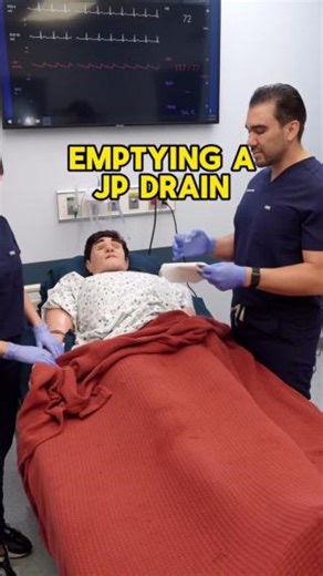 528K views · 4.2K reactions | Let's empty a JP drain together! Pro tip: (Make sure the drain is pinned on the patient where it won’t be accidentally pulled out) - The drain should be checked & emptied PRN and per provider order. Always document accordingly! . . To try out SimpleNursing for FREE, click here: https://bit.ly/4ioinu5 喙 . #nursing #nurse #jpdrain | SimpleNursing | Facebook