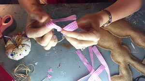 3K views · 99 reactions | Can you make a bow? What is your favorite bow? Do you need a simple go-to bow method? This one I use almost daily; the awareness bow. I take you step-by-step showing you how to create perfect, simple bows every time. So grab some ribbon, a straight pin, and some twine and let's get started! | My Eclectic Treasures | Facebook