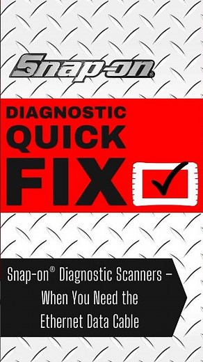 Snap-on® Diagnostic Scanners – When You Need the Ethernet Data Cable