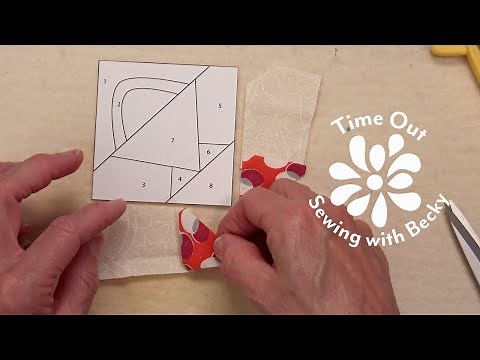 Time Out — Sewing with Becky — Hand Piecing Tutorial