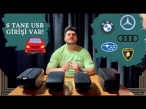TECHMASTER USB'Lİ ARAÇ KOLÇAKLARINI İNCELEDİK (TAM 6 USB GİRİŞİ)
