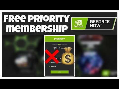 How To Get FREE GeForce Now PRIORITY Membership!