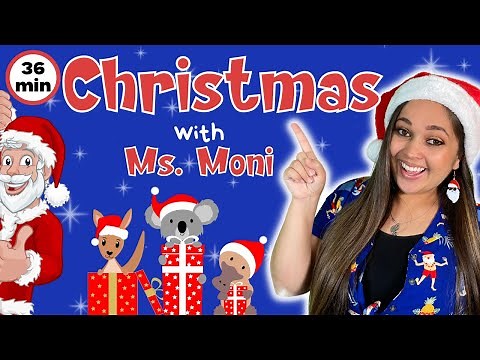 Christmas with Ms Moni | Christmas Songs, Colours and Counting | Talking Toddler Learning Video