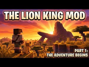 Minecraft Modded Adventures Part 1 - The Lion King Mod | Survival Gameplay
