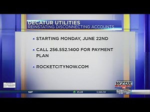 Decatur Utilities to resume disconnects on June 22