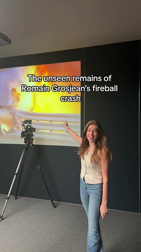 Romain Grosjean Fireball Crash at F1 Exhibition in Toronto