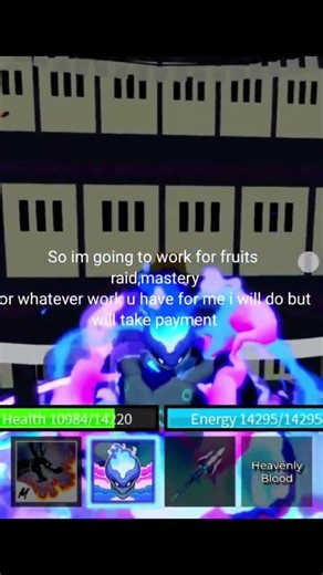 Comment if u have work and can pay@steak #roblox#bloxfruits
