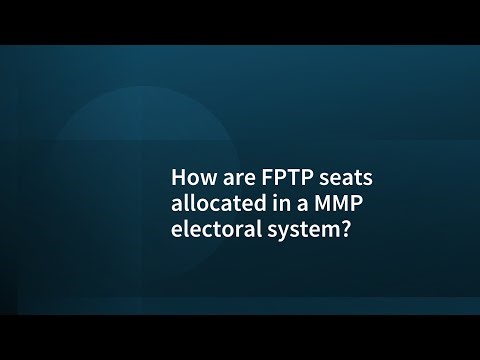 How are First Past the Post seats allocated in Mixed Member Proportional Electoral Systems?