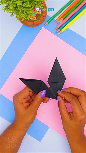 How to Fold a Simple Origami Bat