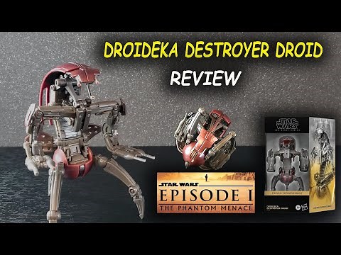 *NEW* Droideka Destroyer Droid (Star Wars Black Series) REVIEW