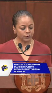 Minister of Legal and Constitutional Affairs, Hon. Marlene Malahoo Forte, has reaffirmed her support for replacing the British Monarch as the Head of State. She made the disclosure at the Post-Cabinet Press Briefing on Wednesday (Jan. 29). #JISPostCabinetHighlights | Jamaica Information Service