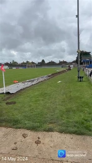 Ground works have already started to improve the pitch for the 24/25 season. Many thanks to our friends at Northants Drainage. #KTFC | Kettering Town FC