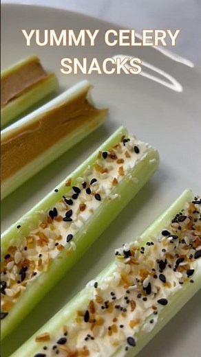 CELERY SNACK RECIPE | 2 MINUTE RECIPES #shorts