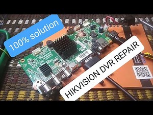 Hikvision dvr no display problem 100% solution ! hikvision dvr power problem ! DS-7204HQHI-F1