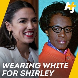 Alexandria Ocasio-Cortez wore all white for her swearing-in. Her inspiration? The women who paved the way. | AJ