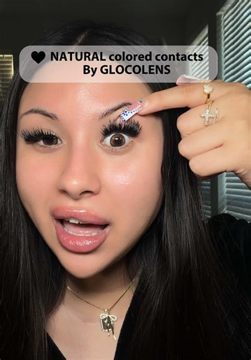@Glocolens has the most COMFORTABLE & natural colored contact lens I’ve ever seen! ✨ Shades Demonstrated: Mocha Caramel & Mocha Hazel 🤎 Link to purchase is in my bio under “GLOCOLENS” & don’t forget my discount code “xxjenny” 🫶🏻 #glocolens #naturalcontactlenses #browneyes #coloredcontacts #coloredlenses