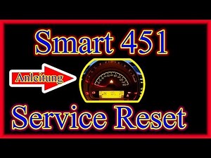 How do you reset the Service light on the Smart 451?