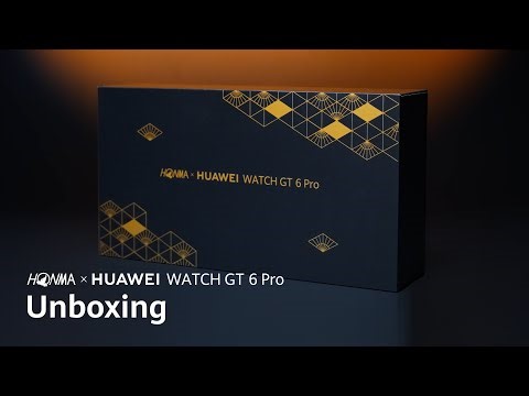 HONMA X HUAWEI WATCH GT 6 Pro - Unboxing