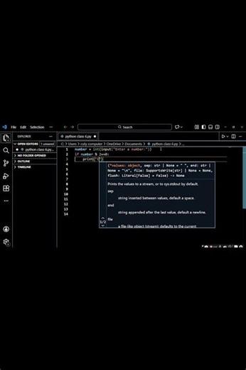 Python Day 17: 1 Even or Odd in 1 Second! VS Code Trick ⚡