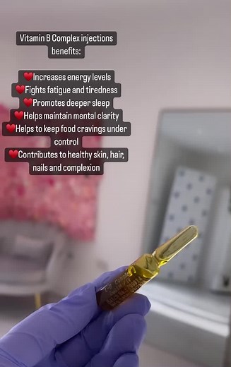 Vitamin B complex injections! The benefits are amazing. #dermapharmaesthetics #aesthetics #pharmacist #aestheticvideos #vitaminb #vitaminbcomplex