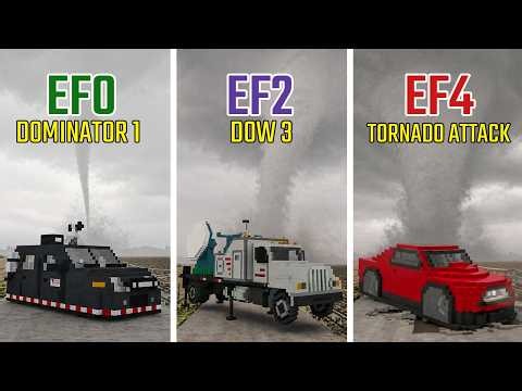 DOMINATOR 1 vs DOW 3 vs TORNADO ATTACK | Tornado Test