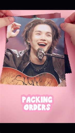 Yoongi goodies for a sweet ARMY. 🤩💜🫶 #bts #bangtan #kpop #fyp #yoongi