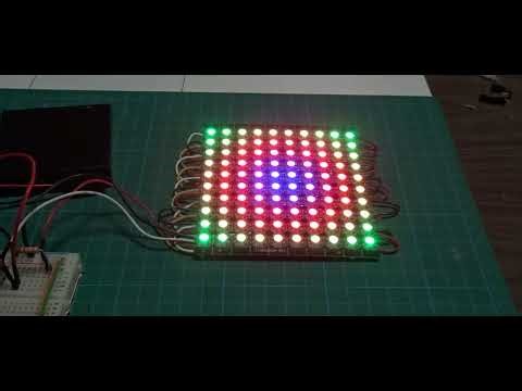 Neopixel を使ってカラフルな表示をした